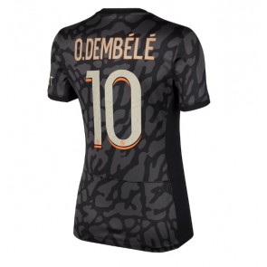 Paris Saint-Germain Ousmane Dembele #10 Replica Third Stadium Shirt for Women 2023-24 Short Sleeve